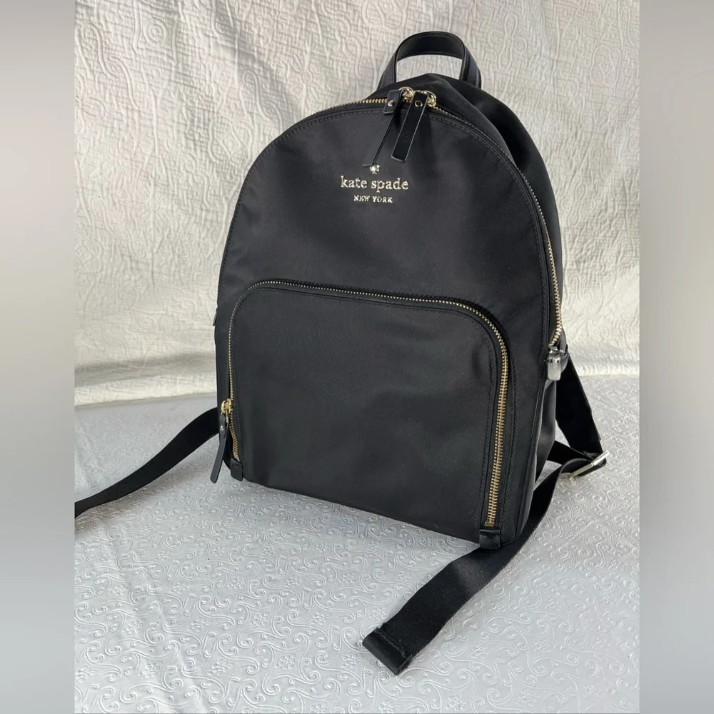 kate spade new york watson lane mini hartley backpack Bag in Black Kate Spade New York Kate Spade Navy Blue Nylon